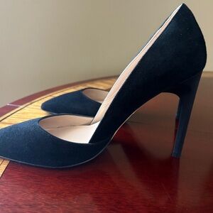 *NWOB* DvF Diane Von Furstenberg | Black Suede Heels (7.5 US / 37.5 EU) 🖤